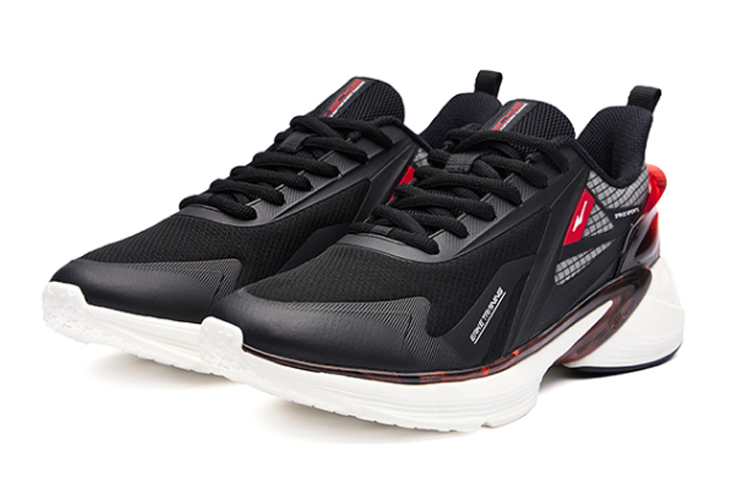 Erke Jiang Rebound Technology Low top Running Shoes Men’s Black Red