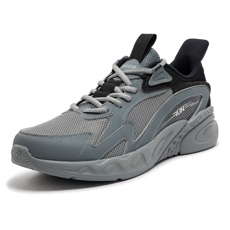 361° Cushioning Rebound Cushioning Rebound Low top Casual City Commuting Running Shoes Men’s Invisible Gray Cosmic Gray