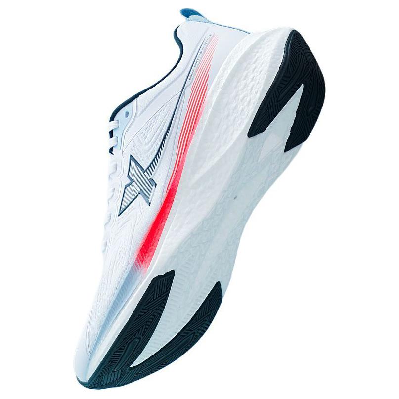 XTEP 5.0LITE Comfortable And Trendy Slip Resistant Abrasion Resistant Low top Running Shoes Men’s White Black Red