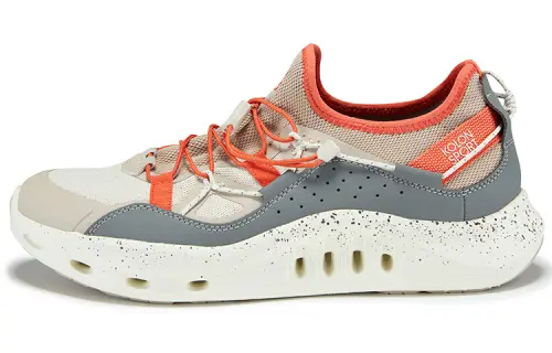 KOLON SPORT Travel Fabric Slip Resistant Abrasion Resistant Low top Outdoor Shoes Unisex Beige Orange