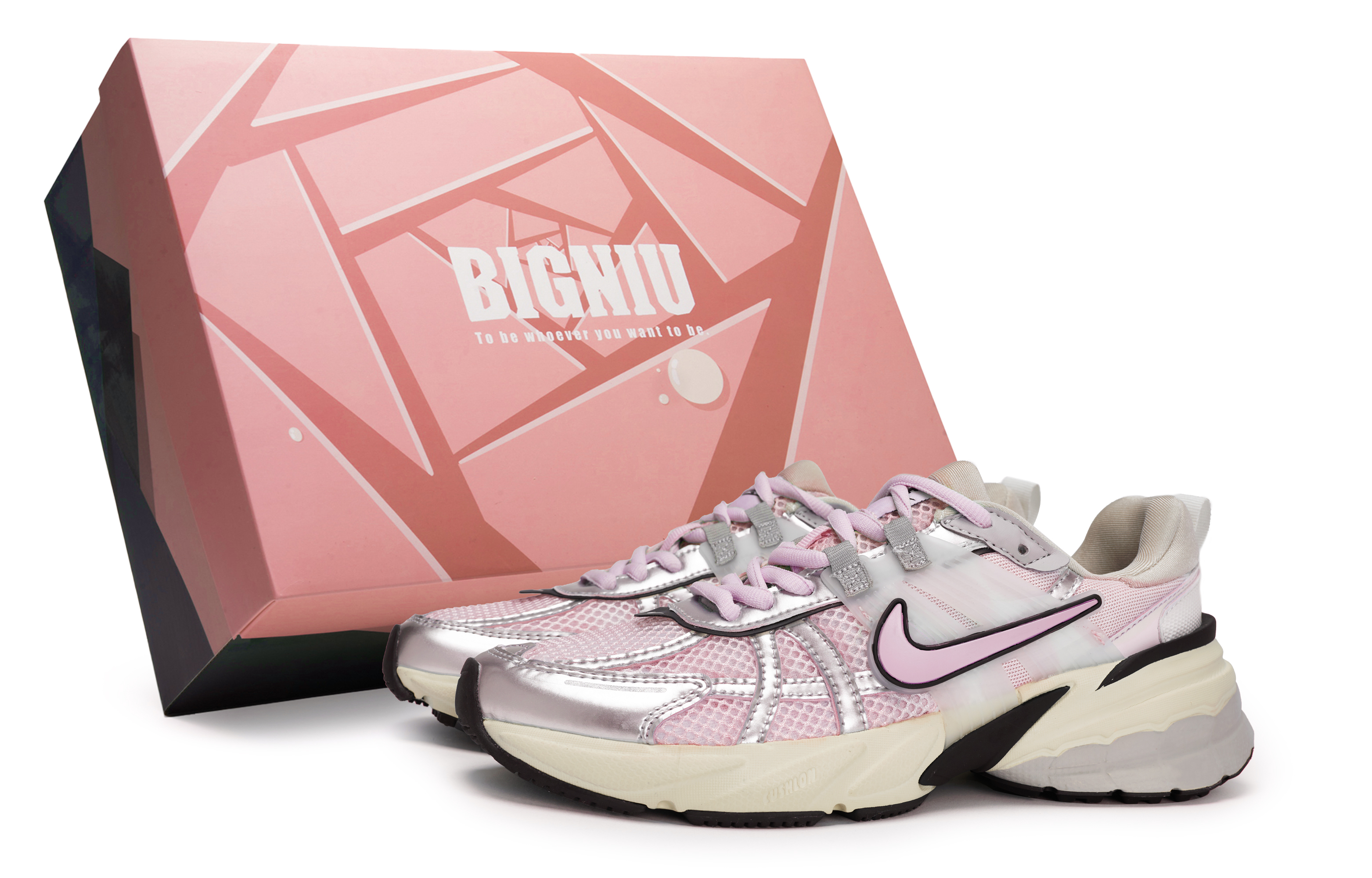 Nike V2K Run Cushioning Slip Resistant Abrasion Resistant Cushioning Slip Resistant Abrasion Resistant Low top