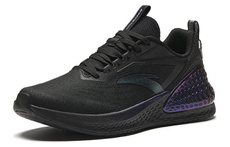 Anta C37+ Cushioning Slip Resistant Breathable Lightweight Low top Running Shoes Men’s Black