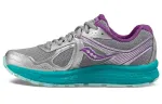 Saucony Cohesion 10 Running Shoes Women's Low Top Silver/Blue/Purple