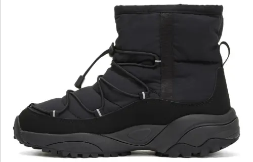 THE NORTH FACE Borealis Fabric, Leather Thermal Abrasion Resistant Cushioning Ankle Length Outdoor Boots Men's Black