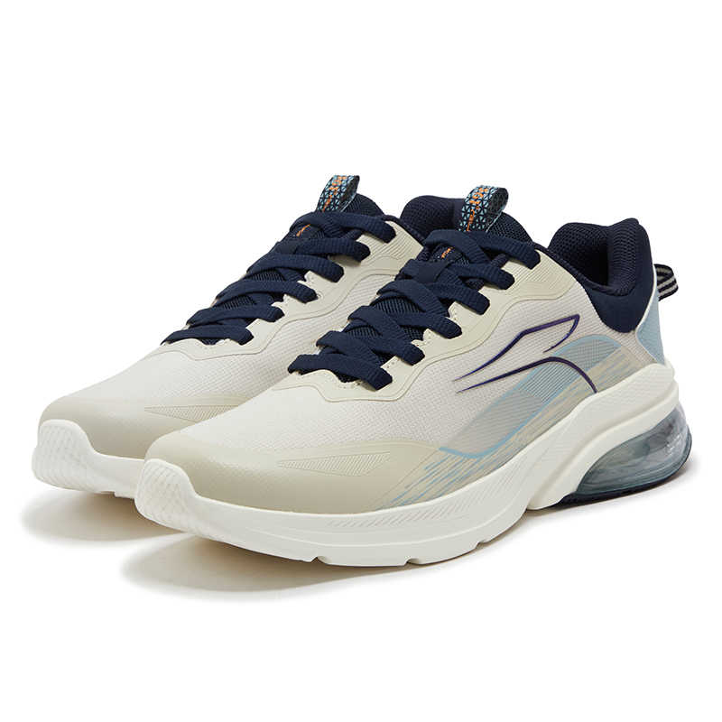 361° Non slip Lightweight Low top Casual Running Shoes Men’s Yellow White Blue