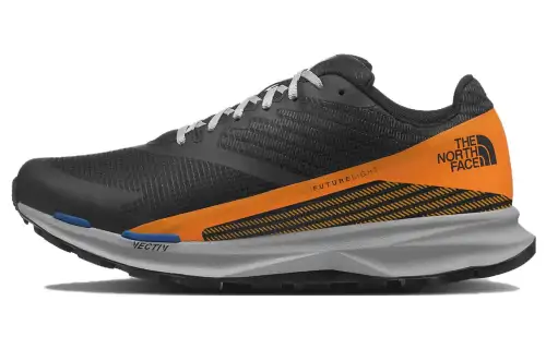 THE NORTH FACE Carbon Plate Cushioning, Wear Resistant Low top Running Shoes Men's Black Orange