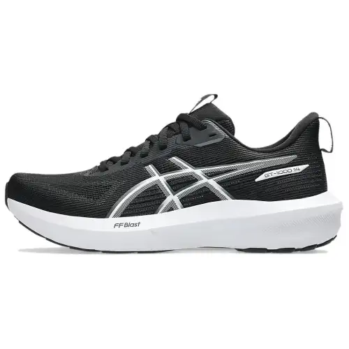 Asics GT 1000 14 Abrasion Resistant Breathable Low top Casual Running Shoes Women's Black White