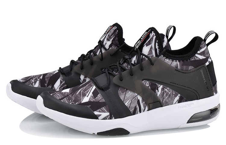 Li Ning Running Shoes Women’s Low Top Black/White/Gray