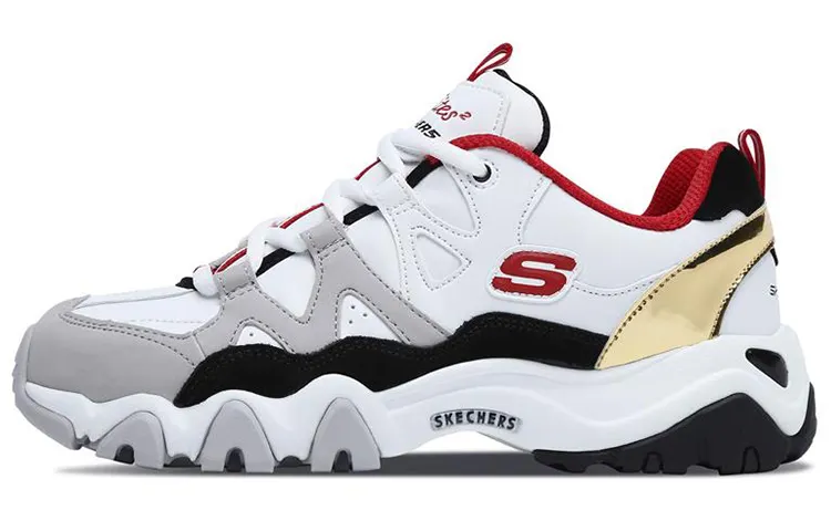 Skechers D'Lites 2.0 'White Red' Women's