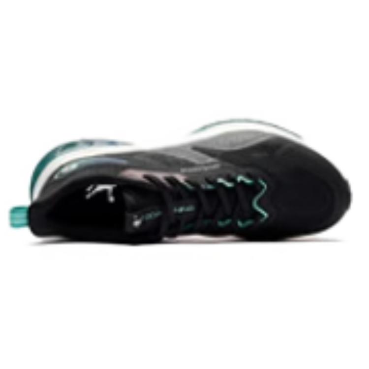 QIAODAN Slip Resistant Abrasion Resistant Low top Running Shoes Men’s Black Blue