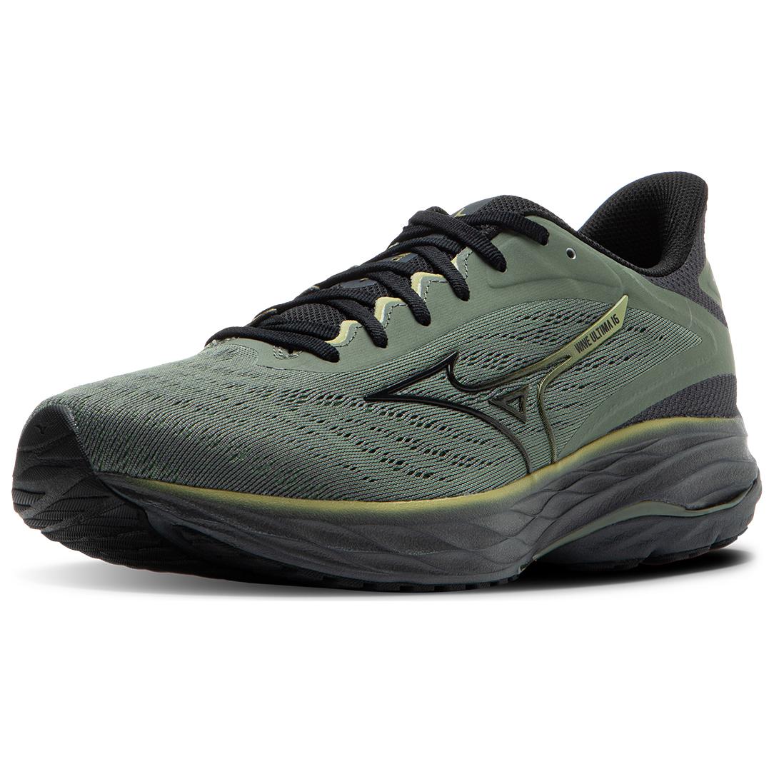 Mizuno Slip Resistant Abrasion Resistant Low top Running Shoes Men’s Dark Gray