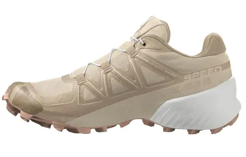 SALOMON Cushioning Abrasion Resistant Breathable Support Low top Running Shoes Women's Sand Yellow
