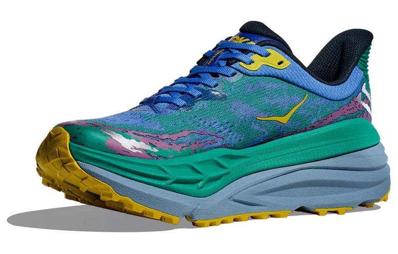 HOKA ONE ONE Stinson 7 Cushioning, Wear Resistant Low top Running Shoes Women’s Blue Green