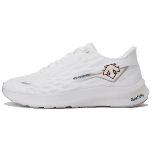 DESCENTE Slip Resistant Low top Running Shoes Unisex White