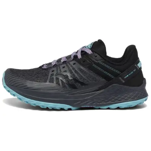Saucony Mad River TR Cushioning Slip Resistant Abrasion Resistant Lightweight Low top Running Shoes Women's Black Blue