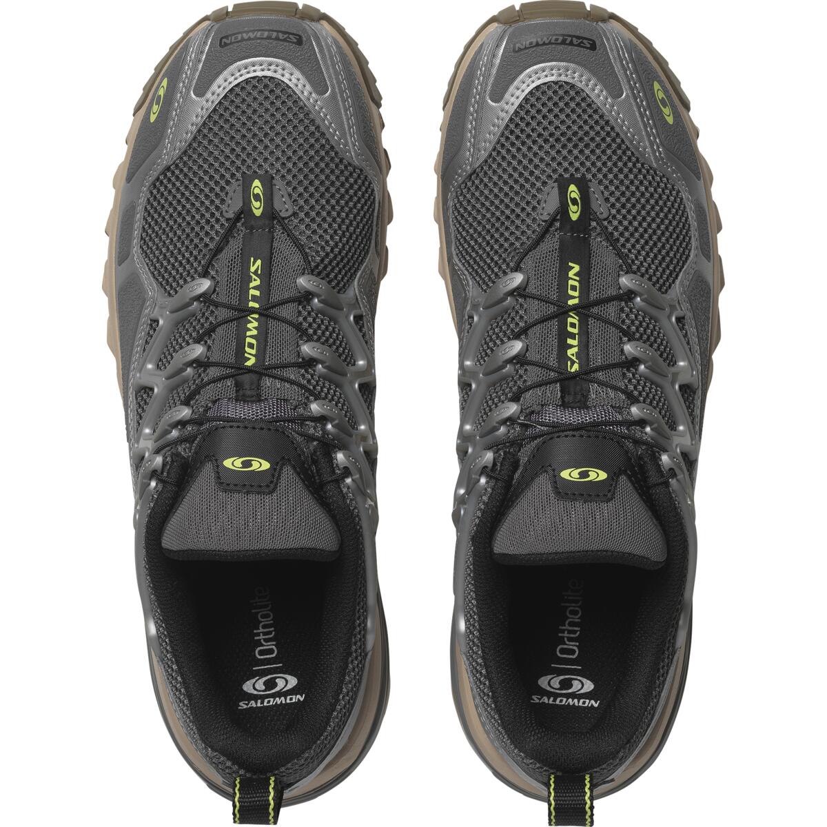 SALOMON ACS+OG Abrasion Resistant Support Low top Running Shoes Unisex Stone Gray