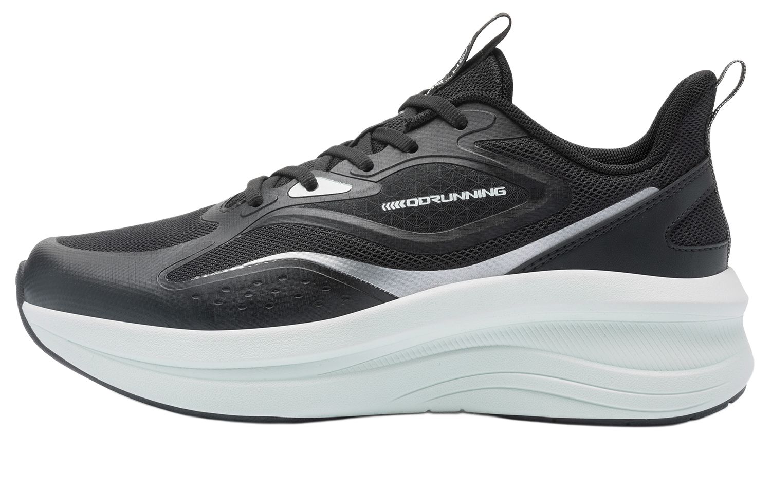 QIAODAN Cushioning Slip Resistant Low top Sprint Running Shoes Women’s Black