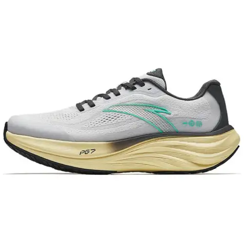 Anta Travel Step 1.5 Slip Resistant, Abrasion Resistant, Rebound Low top Running Shoes Men's Gray Cyan