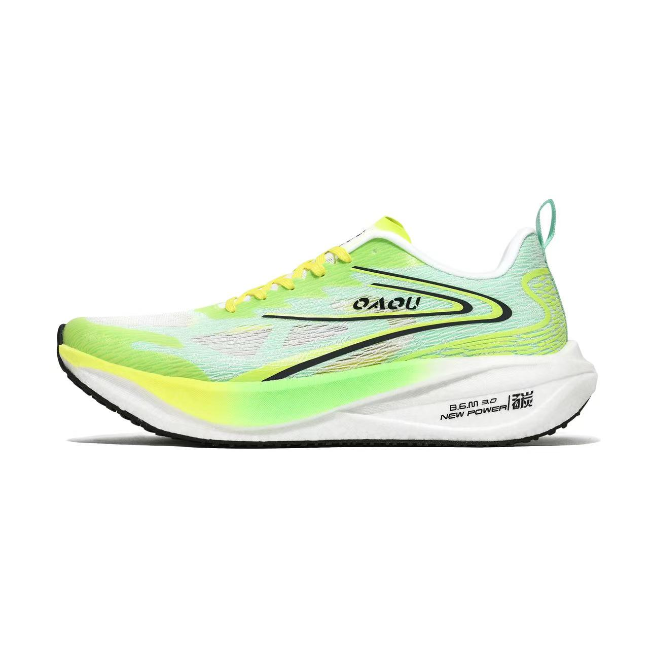 OAOU Low top Running Shoes Unisex Lime Green