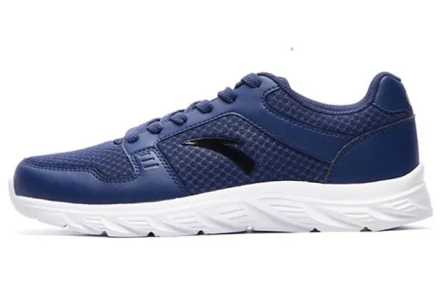 Anta Casual Cushioning Slip Resistant Abrasion Resistant Low top Running Shoes Men's Blue