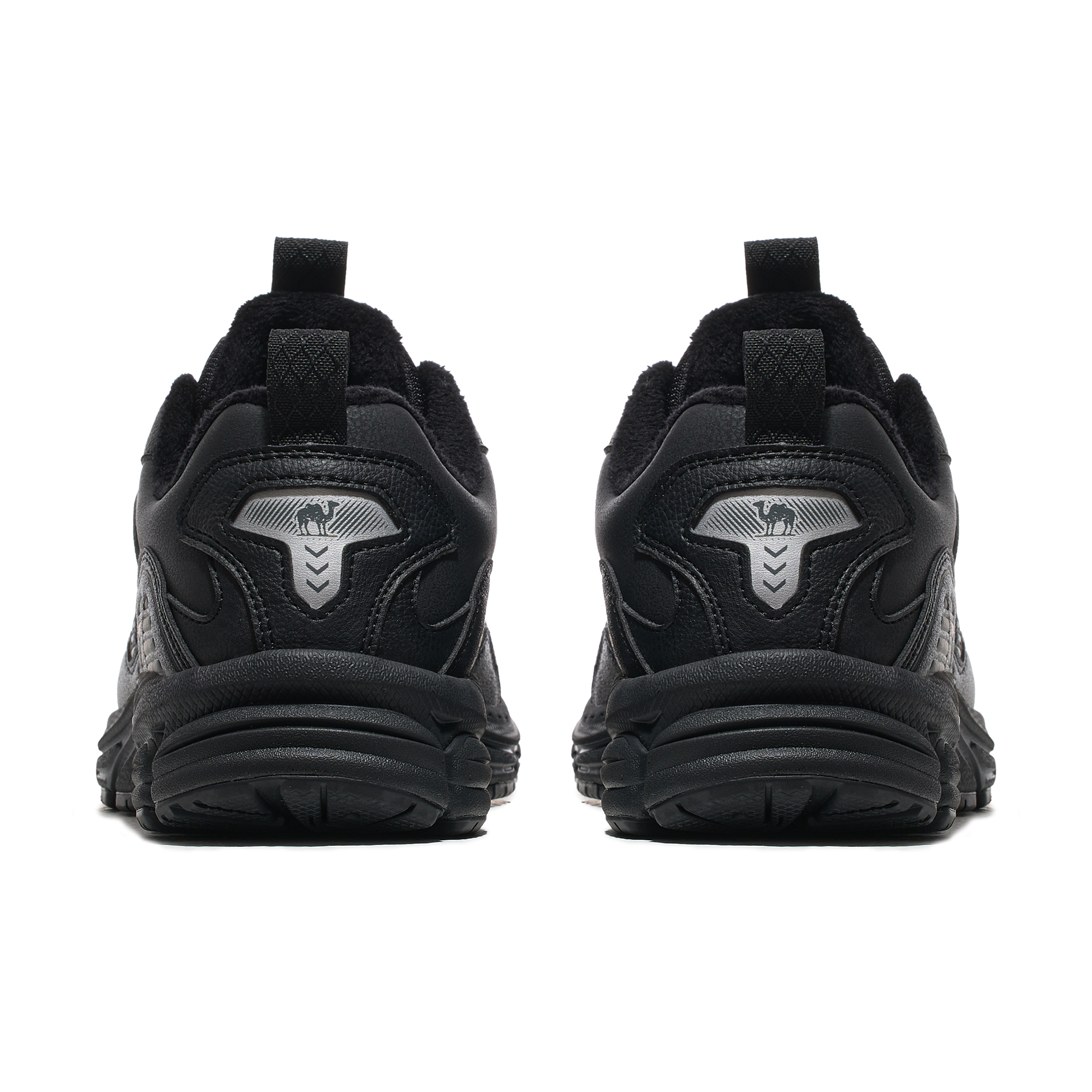 CAMEL Backlight Fleece Lined, Comfortable Versatile Low top Casual Running Shoes Men’s Black
