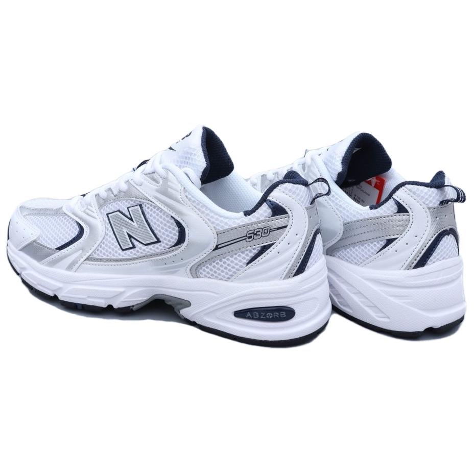 New Balance NB 530 Abrasion Resistant Low top Casual Running Shoes Men’s Silver
