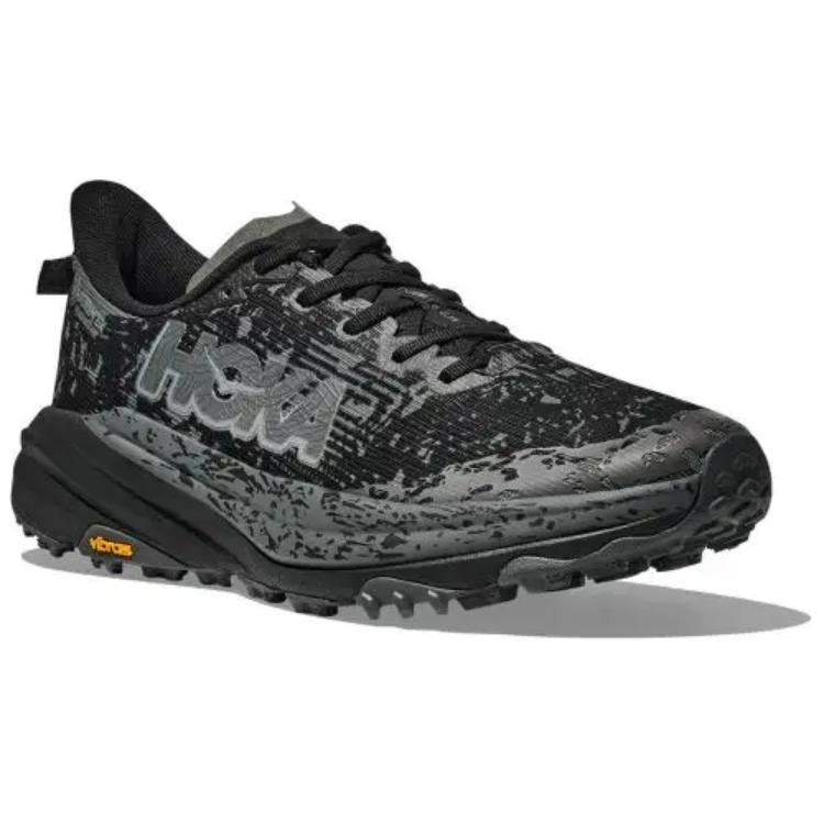HOKA ONE ONE SPEEDGOAT 6 Comfortable Slip Resistant Abrasion Resistant Low top Running Shoes Women’s Black