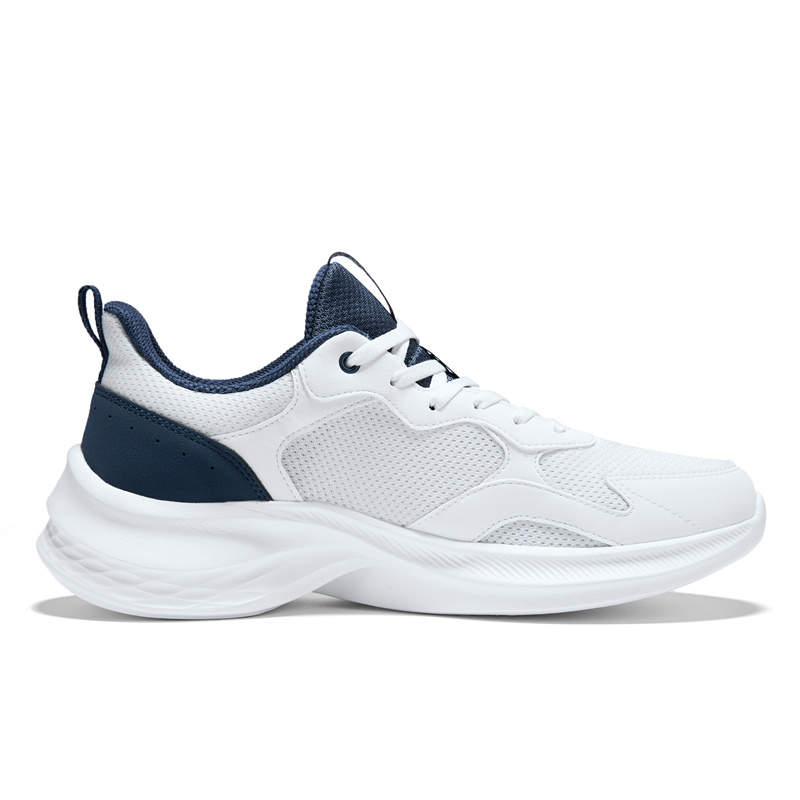 361° Cushioning Breathable Lightweight Low top Casual Running Shoes Men’s Feather White Nostalgic Blue