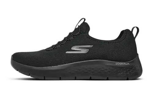 Skechers Go Walk Fle Fabric Low top Casual Shoes Men's All Black