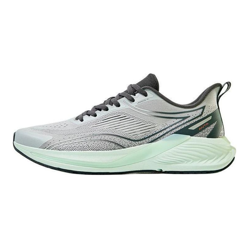 Anta Hydrogen Run 6 Comfortable Cushioning, Wear Resistant Low top Running Shoes Men’s Gray
