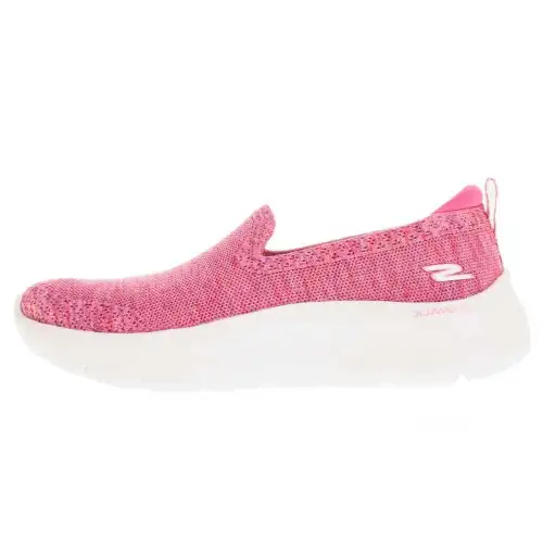 Skechers Go Walk Fle Mesh Abrasion Resistant Breathable Mid top Running Shoes Women's Pink