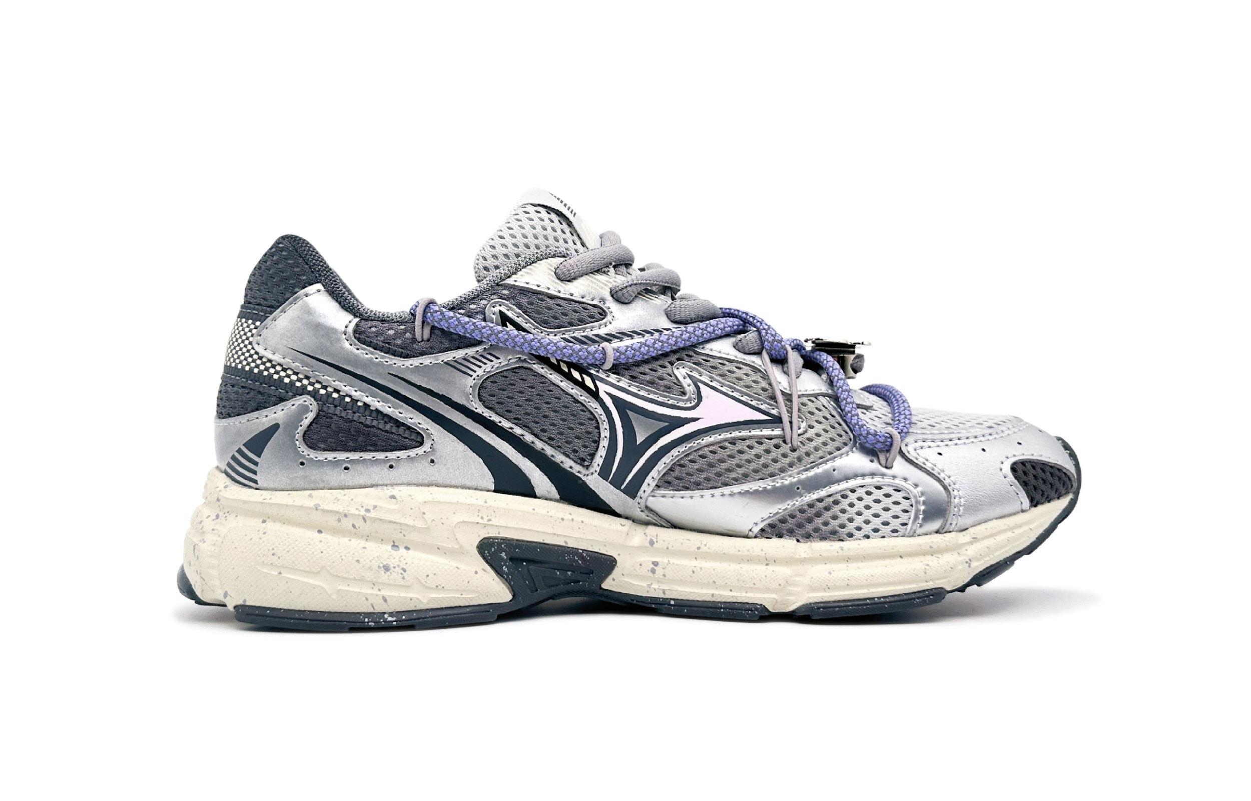 Mizuno Speed 2K Abrasion Resistant Low top Running Shoes Unisex Purple Gray