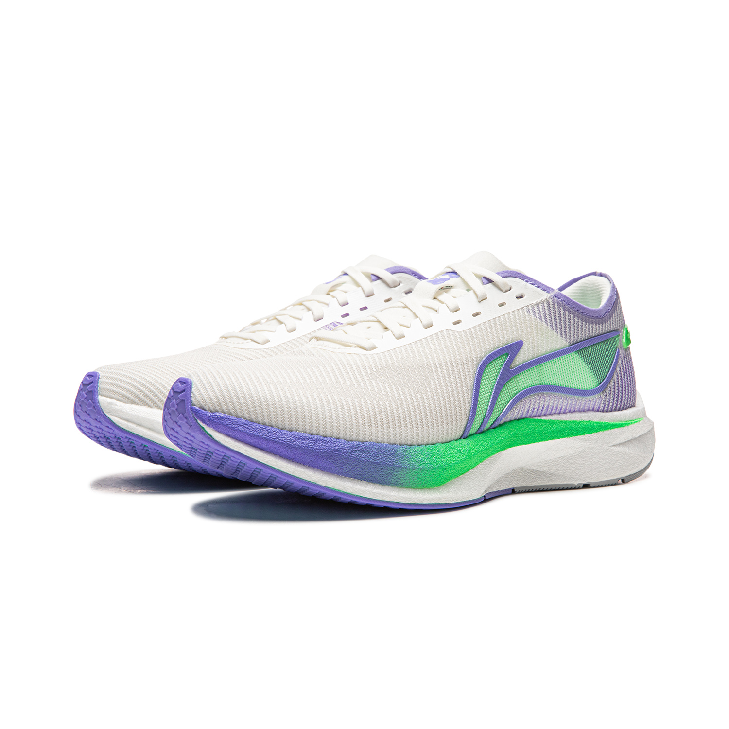 Li Ning ZhuiFeng Running Shoes Women’s Low Top Champagne White