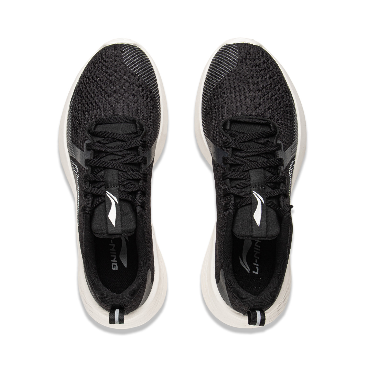 Li Ning Cushioning Abrasion Resistant Lightweight Low top Casual Running Shoes Women’s Black