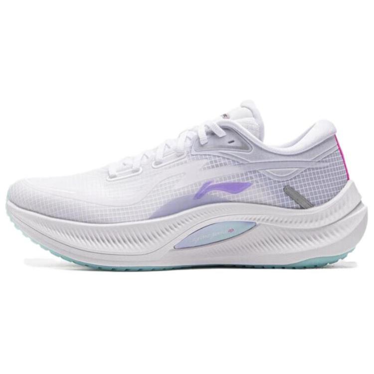Li Ning Yueying 4 Non slip Lightweight Low top Casual Running Shoes Women’s White Purple
