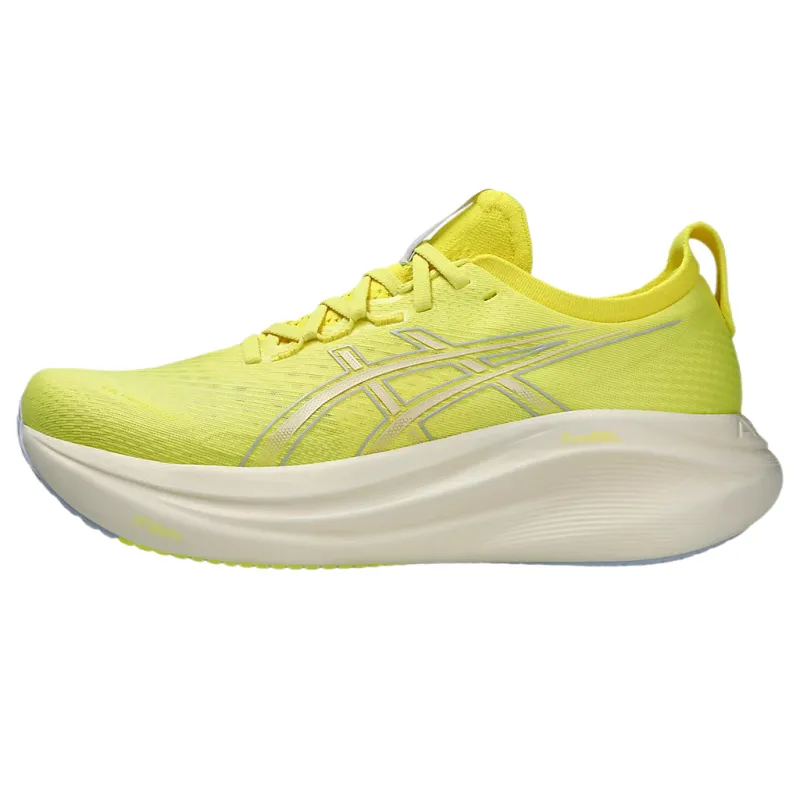ASICS GEL NIMBUS 27 Fabric Low top Training Running Shoes Men's Yellow
