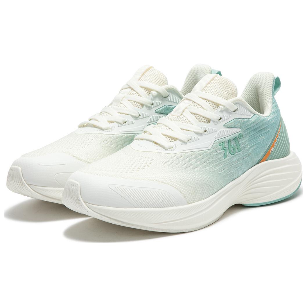 361° Abrasion Resistant Breathable Slip Resistant Low top Casual Running Shoes Women’s White Green
