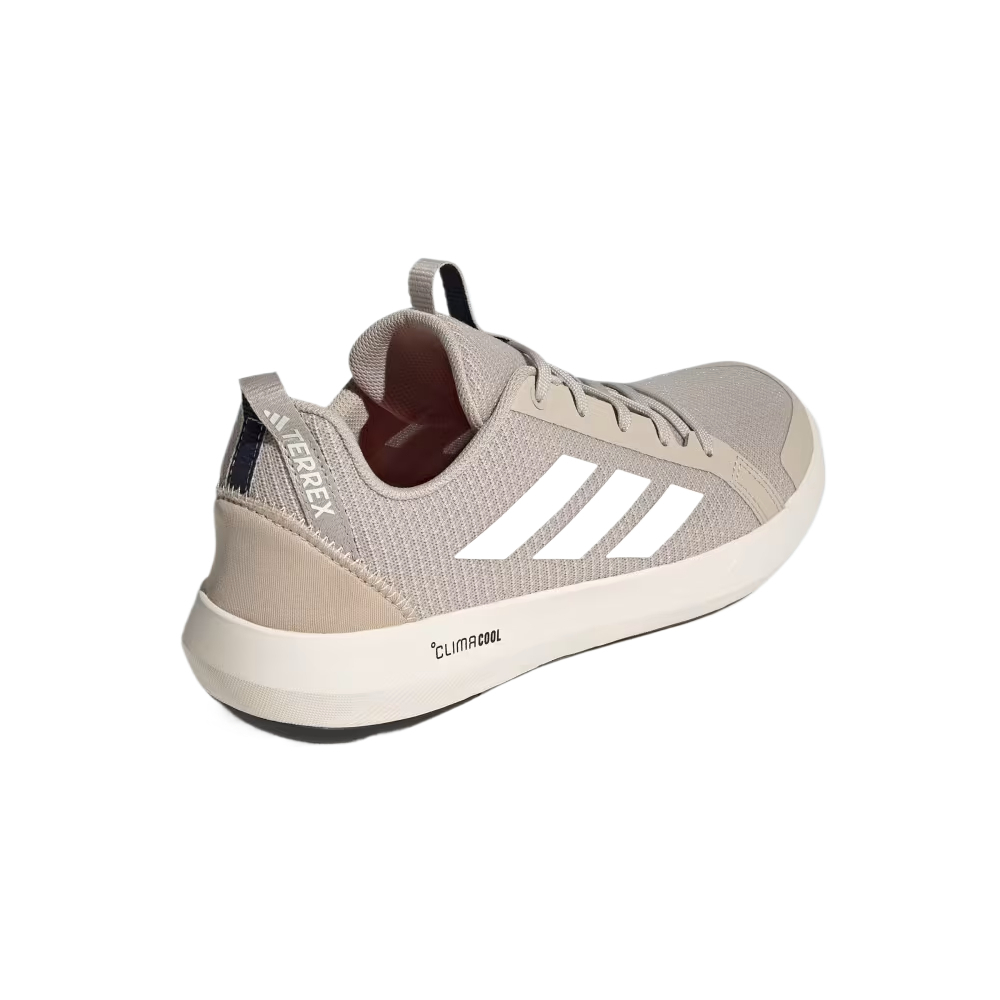Adidas Terrex Boat Breathable Low top Outdoor Shoes Unisex White Brown