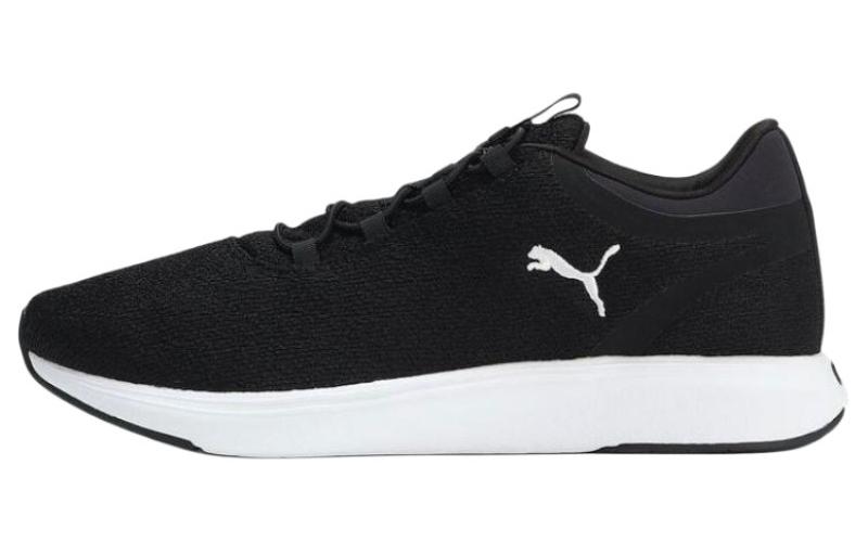 PUMA Softride Cushioning Abrasion Resistant Cushioning, Wear Resistant Low top Running Shoes Unisex Black White