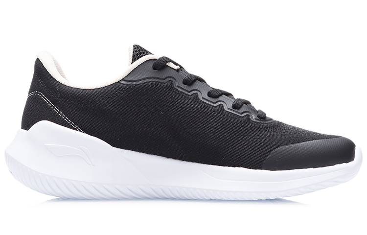 Li Ning Breathable And Wear resistant Low top Running Shoes Women’s Black White