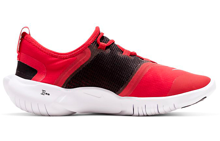 Женские кроссовки Nike Free RN 5.0 (красно-белые) — Красный / белый — фото 2