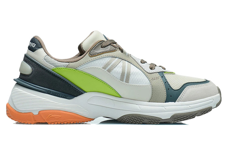 Li Ning Dating Stable Reflective Support Reflective Support Low top Running Shoes Men’s Gray White