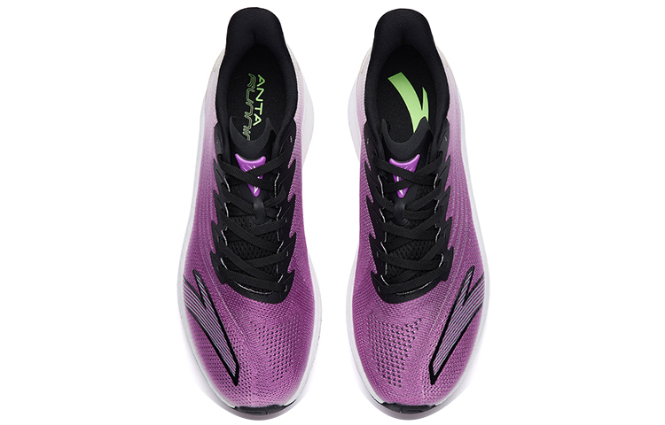 Anta MACH 2.0 Fabric Cushioning Slip Resistant Abrasion Resistant Breathable Lightweight Low top Running Shoes Men’s