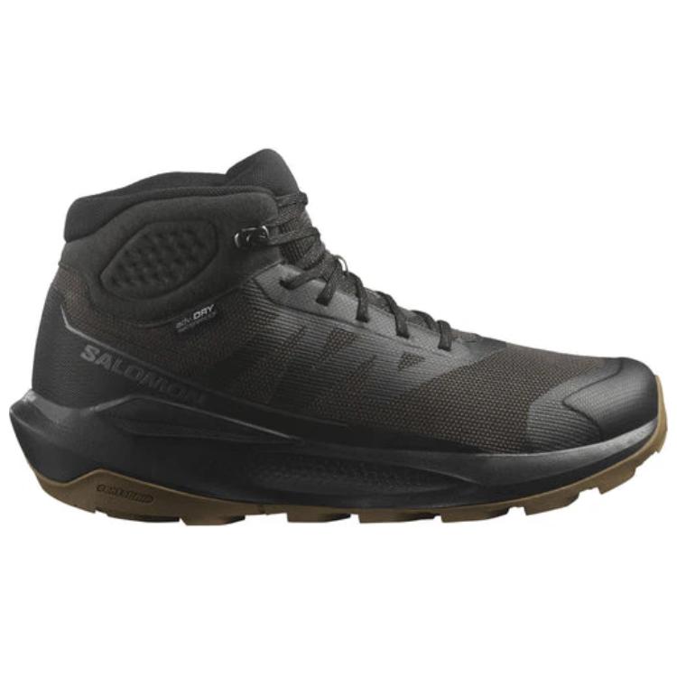 SALOMON Elixir Slip Resistant Abrasion Resistant Mid top Outdoor Shoes Women’s Black