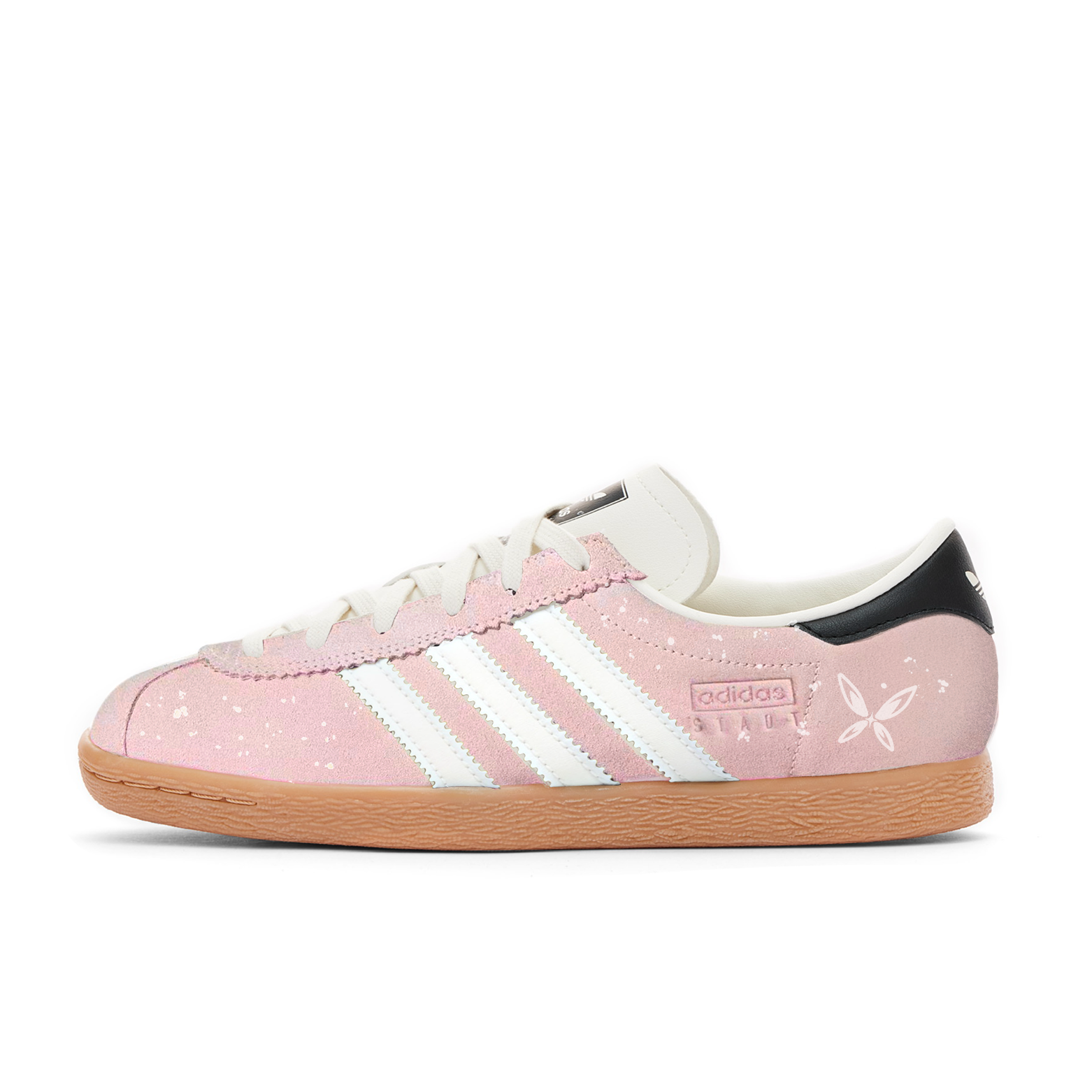 Adidas Originals Stadt Abrasion Resistant Abrasion Resistant Low top German Army Trainers Women's Pink White