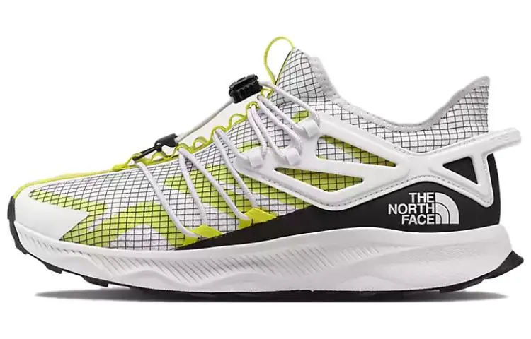 THE NORTH FACE Oxeye Tech Cushioning Low top Running Shoes Men's White Yellow