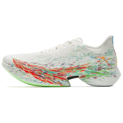 Anta C10 Pro Slip Resistant Abrasion Resistant Mid top Marathon Racing Running Shoes Men's White