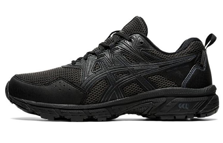 Asics Gel Venture 8 Abrasion Resistant Low top Running Shoes Women's Black