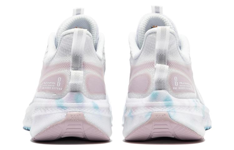 361° Cushioning Abrasion Resistant Breathable Low top Running Shoes Women’s White Pink