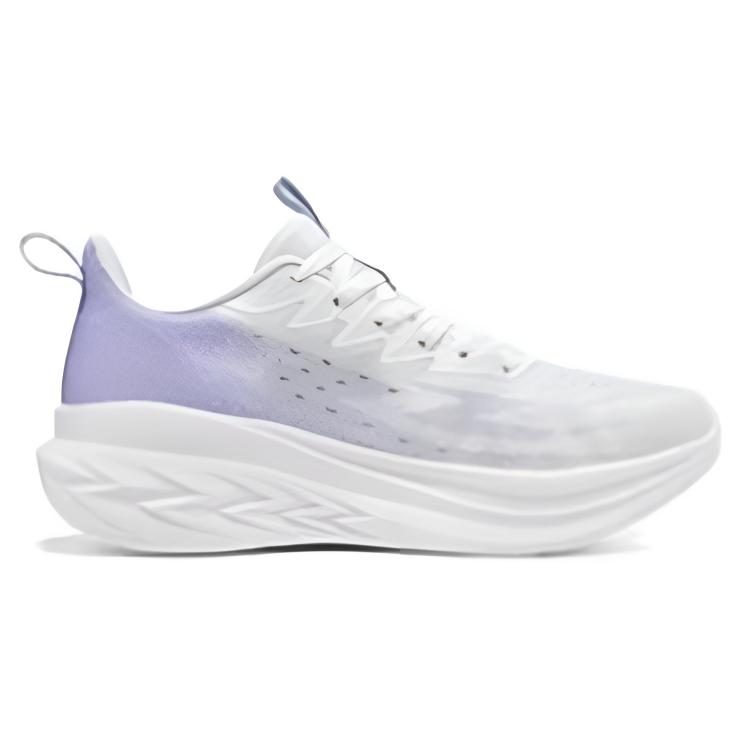 361° Cushioning, Wear Resistant Low top Casual Sprint Running Shoes Women’s Purple White